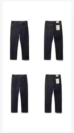 SIMWOOD 2025 Otoño Invierno nuevo ajuste Regular 15oz pantalones vaqueros indecolorables hombres cómodo proceso cepillado forro pantalones vaqueros pesados - Eleganzie