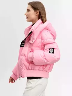 AMII-Chaqueta de plumón minimalista para mujer, Abrigo acolchado con tapa extraíble, grueso y cálido, ropa de moda para invierno, 2024, novedad de 12344192