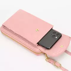 Bolso de mujer, bolsos de hombro, bolsos de mujer, cartera, tarjetero, bolso de mensajero, monedero con patrón de cocodrilo, bolso para teléfono móvil - Eleganzie