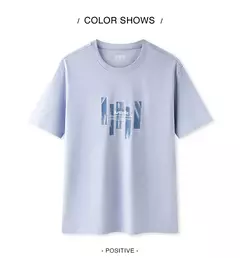 Image of Semir-Camiseta de manga corta para hombre, novedad de verano 20224, colección de estilo urbano para ir al trabajo, Top suave y cómodo de algodón puro estampado