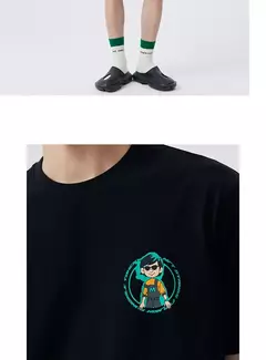 Semir-Pijama de manga corta para hombre, traje de uso diario, cómodo y transpirable, con estampado de dibujos animados, estilo Casual - Eleganzie