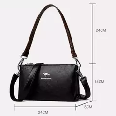 Bolsos de hombro tipo bandolera de piel sintética de alta calidad para mujer, bolsos de lujo para madre 2025, bolso de mano tipo mensajero para mujer, bolso de mano de dos capas