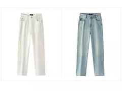 Semir Jeans Mujer Pantalones largos simples 2025 Nuevos pantalones de tubo rectos de primavera a la moda - Eleganzie