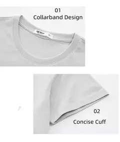 Metersbonwe Camiseta de manga corta para hombre, algodón puro perenne, camisetas monocromáticas informales, camisetas de gran oferta on internet