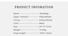 CH, bolso de hombro de alta calidad a la moda para mujer, bolso de mano con diseño de estampado de letras de Color puro para personas mayores, bolso de mano con temperamento de gran capacidad - comprar en línea