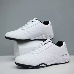 2025 zapatos casuales versátiles para hombres, zapatillas suaves y transpirables, zapatos planos antideslizantes resistentes al desgaste, zapatos de cuero de diseñador de marca Tenis