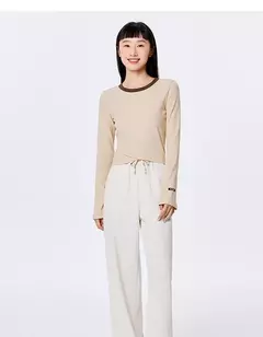 Semir-Camiseta de manga larga para mujer, camisa de fondo cómoda, ajustada, se puede usar fuera - tienda en línea