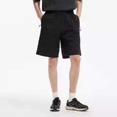 Semir-pantalones cortos informales con paneles para hombre, novedad de verano, cintura elástica, corte holgado, estilo al aire libre, 2025 - Eleganzie
