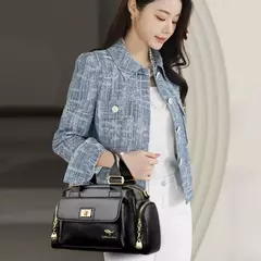 Bandolera de cuero de PU de alta calidad para mujer, bolso cruzado de mano, bandolera para mujer, bolso multibolsillo para desplazamientos diarios - comprar en línea