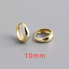 Pendientes de Aro de Plata 925 Chapados en Oro 18K – Clásicos y Minimalistas