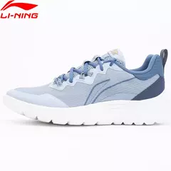 Li-ning-zapatillas para correr suaves y frescas para hombre, zapatillas deportivas transpirables y cómodas con forro ligero, zapatillas deportivas para correr ARSU113