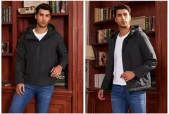 ICEbear 2024 Chaqueta de hombre Chaqueta corta de primavera Chaqueta deportiva fina con capucha para hombre MWC4105I - online store