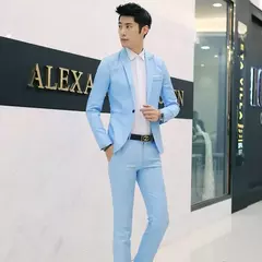 Image of Trajes de boda para hombres Blazers 3 piezas boda negocios 2 conjuntos chaleco pantalones abrigos chaquetas clásicas completas de lujo formales