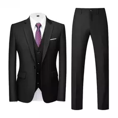 Trajes de hombre para boda, 2 piezas, 3 conjuntos, chaquetas, chaleco, pantalones, Blazers, abrigos formales elegantes, traje clásico completo 2024 de alta calidad - Eleganzie