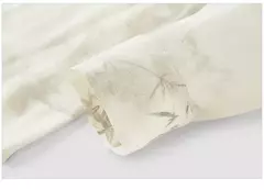 Semir camisa de manga larga para mujer de longitud media de gran tamaño ajuste relajado 2025 nueva camisa de verano con estampado completo de tinta para estilo moderno y artístico - Eleganzie
