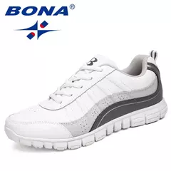 BONA, nuevo estilo novedoso, zapatos para correr para mujer, zapatos atléticos con cordones, zapatos para caminar al aire libre, zapatos para correr, zapatillas cómodas - comprar en línea