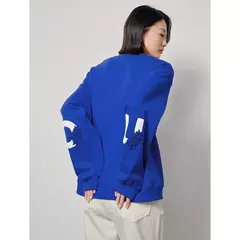 TOYOUTH sudadera de felpa para mujer 2024 Otoño Invierno manga larga cuello redondo bordado Casual pulóver sudaderas con capucha sudadera 3 colores en internet