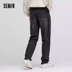 Semir Jeans hombres 2024 invierno nuevo Retro lavado pantalones cónicos sueltos estilo clásico de desplazamiento pantalones largos versátiles - online store