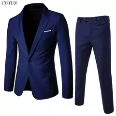 Trajes para boda para hombre, conjunto elegante de 3 piezas, 2 chaquetas, chaleco, pantalones, Blazers de lujo, traje Formal, moda clásica, traje completo 2025