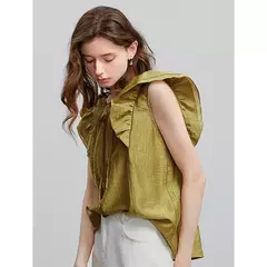 TOYOUTH Blusa Mujer Camisa 2025 Verano Nueva Camisa 8522002 - Eleganzie