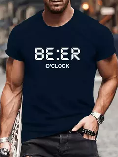 Camiseta estampada de manga corta con cuello redondo de verano para hombre, camiseta cómoda informal, ropa de moda para hombre, camisetas gráficas en internet