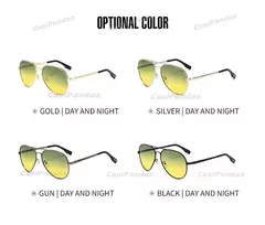 Gafas de sol fotocromáticas polarizadas para hombre, gafas de visión nocturna diurna de aviación para conducir, gafas Anti-UV, gafas de sol masculinas - comprar en línea