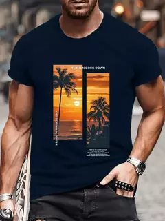 Camiseta estampada de manga corta de verano para hombre, camiseta informal cómoda, camisetas de anime para hombre - Eleganzie
