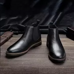 Imagen de 40 ~ 46 Botas Chelsea para hombre Botas de hombre de moda cómodas retro de marca