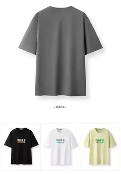 Image of Semir-Camiseta de manga corta para hombre, Top holgado con estampado, protección contra el calor, absorbente de humedad, para uso diario, 2025, novedad de verano