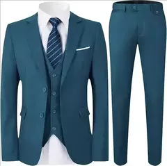 Traje elegante para hombre para boda, 3 piezas, 2 conjuntos, Blazers, chaquetas completas, chaleco, pantalones, abrigos de lujo a la moda, traje clásico Formal 2025 en internet