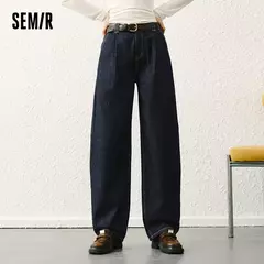 Semir Jeans Mujer Pantalones cónicos sueltos Cómodos 2025 Nuevos pantalones de primavera en forma de plátano que mejoran la altura - comprar en línea
