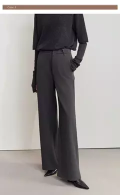 Pantalón de Pierna Ancha – Diseño Minimalista