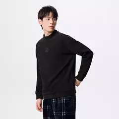 Semir-ropa interior de Cuello medio alto para hombre, cómoda, Extra suelta, forro Polar, capa Base cálida, a la moda on internet