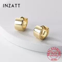 Pendientes de Aro de Plata 925 de Superficie Ancha – Clásicos y Minimalistas
