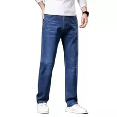 SULEE-pantalones vaqueros de estilo clásico para hombre, Jeans de negocios gruesos, elásticos, rectos, de marca, otoño e invierno, 2021 - buy online
