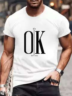 Camiseta estampada de manga corta con cuello redondo de verano para hombre, camiseta cómoda informal, ropa de moda para hombre, camisetas gráficas