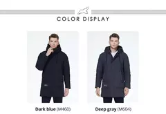 ICEbear 2023 chaquetas de invierno para hombres abrigo de algodón casual parkas acolchadas de longitud media MWD3061D - Eleganzie
