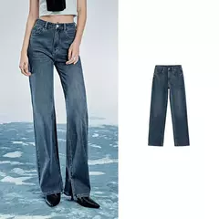 TOYOUTH Jeans de mezclilla para mujer 2025 Primavera Verano Slim Fit alta elasticidad mujeres pantalones largos de cintura baja - comprar en línea