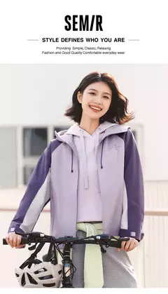 Chaqueta Semir para mujer, resistente al viento, impermeable, nueva ropa de abrigo protectora de primavera, versátil a la moda para ir al trabajo, 2025