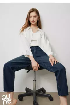 TOYOUTH-pantalones vaqueros para mujer, Vaqueros elásticos de cintura alta hasta el tobillo, bombachos, Otoño, 2024 - comprar en línea