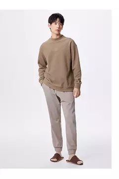 Semir-ropa interior de Cuello medio alto para hombre, cómoda, Extra suelta, forro Polar, capa Base cálida, a la moda - Eleganzie