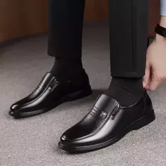 Zapatos de cuero genuino, mocasines para Hombre, zapatos de cuero informales de negocios, mocasines suaves clásicos, zapatos planos transpirables para Hombre en internet