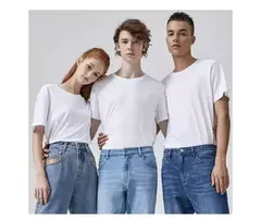 Metersbonwe Camiseta de manga corta para hombre, algodón puro perenne, camisetas monocromáticas informales, camisetas de gran oferta on internet