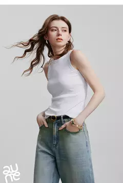 TOYOUTH mujeres camisetas sin mangas 2025 primavera nueva sin mangas Color sólido ropa interior deportiva chaleco Tops - Eleganzie