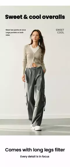 Semir-pantalones informales para mujer, pantalón de pierna ancha con cordón, estilo callejero americano, Individual, moderno y fresco, primavera - Eleganzie