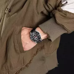 NAVIFORCE 2025 nuevos relojes originales para hombres marca de lujo reloj cronógrafo deportivo reloj de pulsera de cuarzo resistente al agua de Cuero militar - buy online
