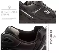 BONA, nuevos zapatos clásicos de estilo para correr para hombre, zapatos deportivos con cordones para hombre, zapatillas deportivas de cuero para correr al aire libre, cómodas - online store