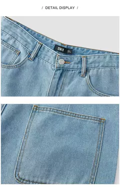 Semir Jeans hombres Retro desgastado lavado sensación fresca pantalones cónicos 2025 nuevos pantalones largos de verano clásico versátil para ropa Casual - online store
