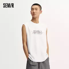 Semir-Chaleco de punto para hombre, Top sin mangas con estampado de bloques de Color, a la moda, novedad de verano, 2024