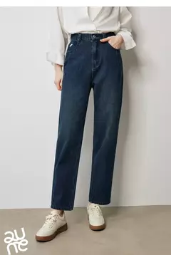 TOYOUTH-pantalones vaqueros para mujer, Vaqueros elásticos de cintura alta hasta el tobillo, bombachos, Otoño, 2024 - comprar en línea